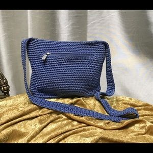 The Sak crossbody crocheted bag periwinkle.15$obo